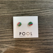 Geometric Skateboard Earring